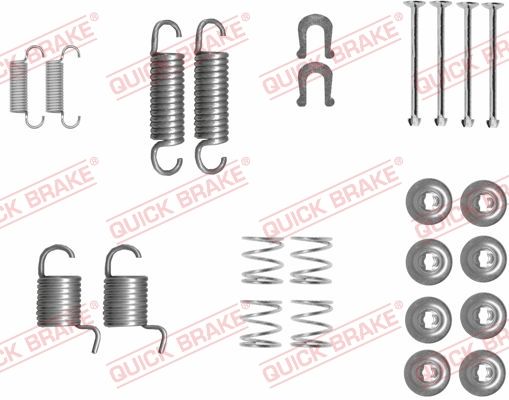 QUICK BRAKE 105-0834 Accessory Kit, brake shoes