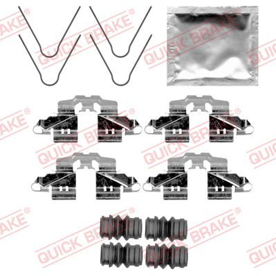Accessory Kit, disc brake pad QUICK BRAKE 109-0098