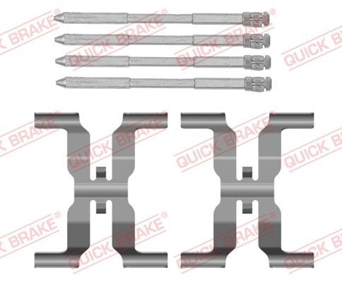 QUICK BRAKE 109-0166 Accessory Kit, disc brake pad