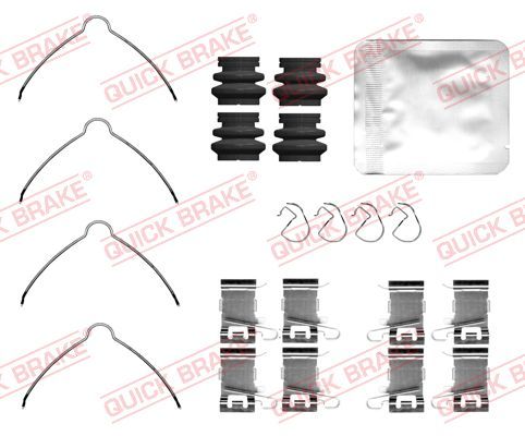 QUICK BRAKE 109-0201 Accessory Kit, disc brake pad