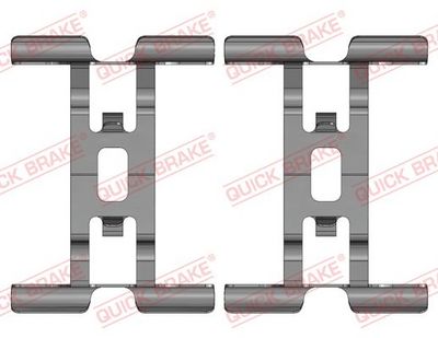 Accessory Kit, disc brake pad QUICK BRAKE 109-0211