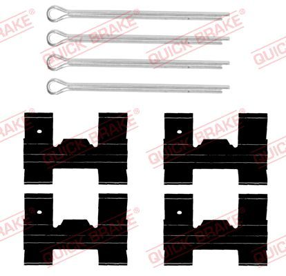 QUICK BRAKE 109-0951 Accessory Kit, disc brake pad