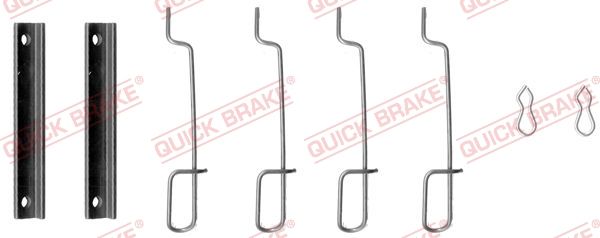 QUICK BRAKE 109-0992 Accessory Kit, disc brake pad