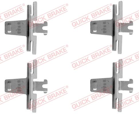QUICK BRAKE 109-1018 Accessory Kit, disc brake pad