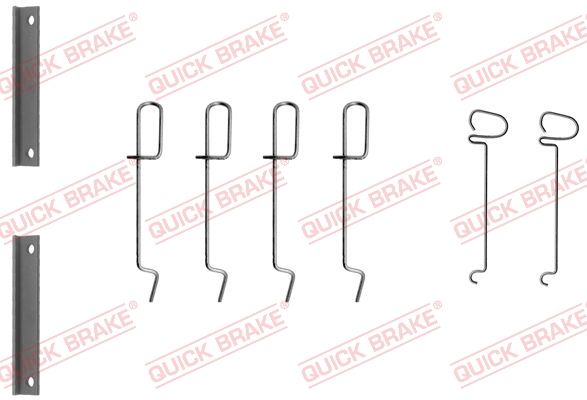 QUICK BRAKE 109-1070 Accessory Kit, disc brake pad