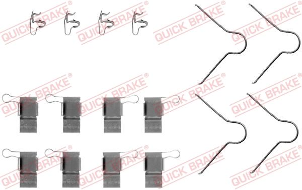 QUICK BRAKE 109-1089 Accessory Kit, disc brake pad