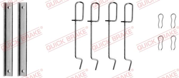 QUICK BRAKE 109-1151 Accessory Kit, disc brake pad