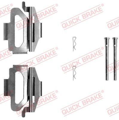 Accessory Kit, disc brake pad QUICK BRAKE 109-1225