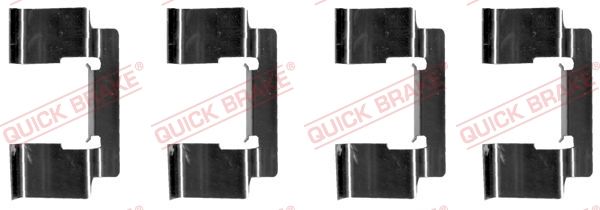 QUICK BRAKE 109-1235 Accessory Kit, disc brake pad