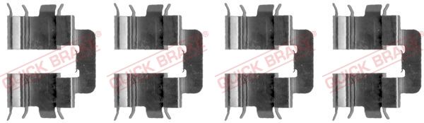 QUICK BRAKE 109-1277 Accessory Kit, disc brake pad