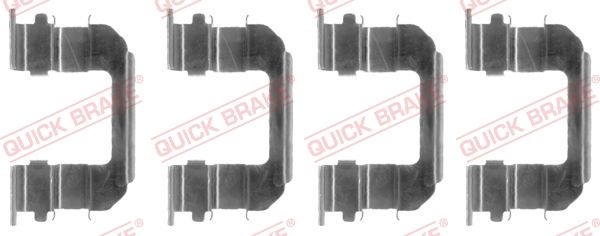 QUICK BRAKE 109-1287 Accessory Kit, disc brake pad