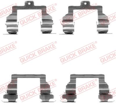 Accessory Kit, disc brake pad QUICK BRAKE 109-1291