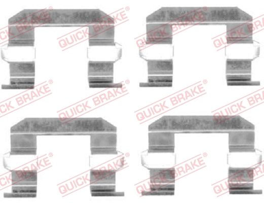 QUICK BRAKE 109-1645 Accessory Kit, disc brake pad