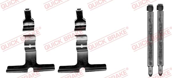 QUICK BRAKE 109-1676 Accessory Kit, disc brake pad