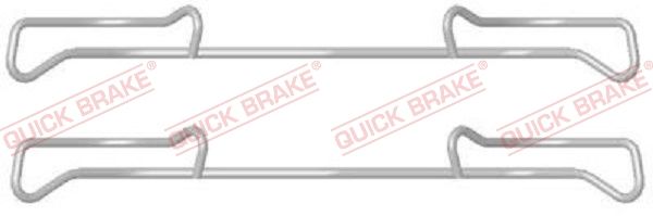 QUICK BRAKE 109-1678 Accessory Kit, disc brake pad