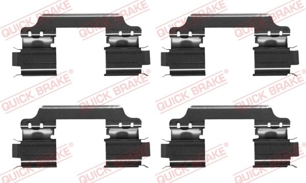 QUICK BRAKE 109-1707 Accessory Kit, disc brake pad