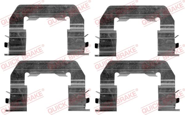 QUICK BRAKE 109-1719 Accessory Kit, disc brake pad