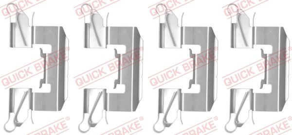 QUICK BRAKE 109-1772 Accessory Kit, disc brake pad