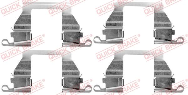 QUICK BRAKE 109-1800 Accessory Kit, disc brake pad