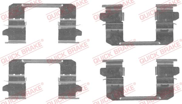 QUICK BRAKE 109-1834 Accessory Kit, disc brake pad