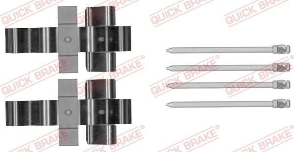 QUICK BRAKE 109-1852 Accessory Kit, disc brake pad