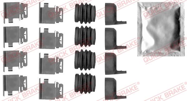 QUICK BRAKE 109-1890 Accessory Kit, disc brake pad