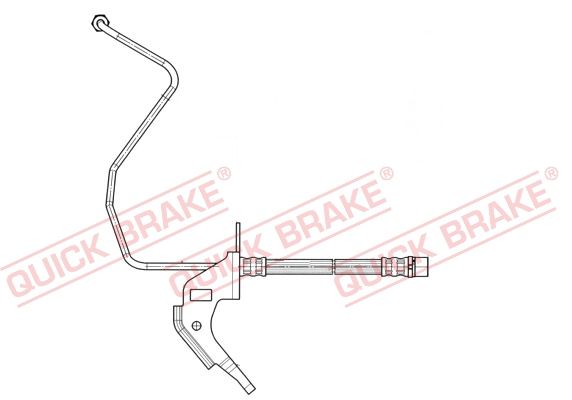 QUICK BRAKE 35.913 Brake Hose