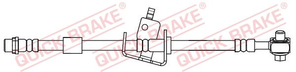QUICK BRAKE 58.855X Brake Hose