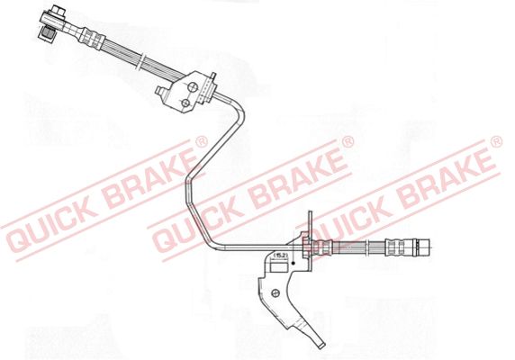 QUICK BRAKE 59.959X Brake Hose