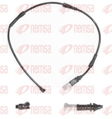 REMSA 001130 Warning Contact, brake pad wear