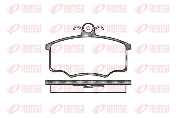 REMSA 0046.20 Brake Pad Set, disc brake