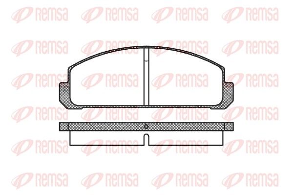 REMSA 0099.20 Brake Pad Set, disc brake
