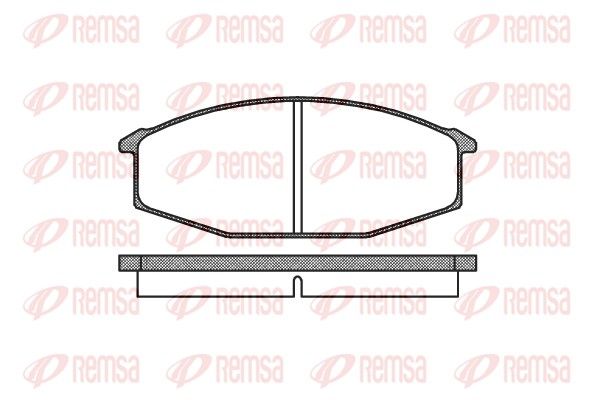 REMSA 0115.20 Brake Pad Set, disc brake