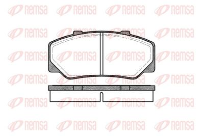 Brake Pad Set, disc brake REMSA 0176.00