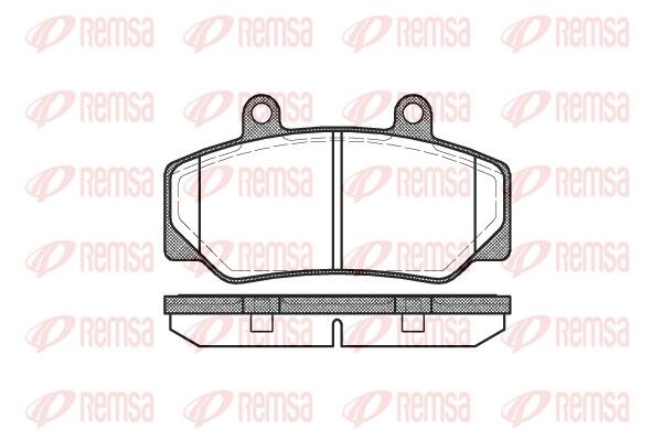 REMSA 0176.20 Brake Pad Set, disc brake