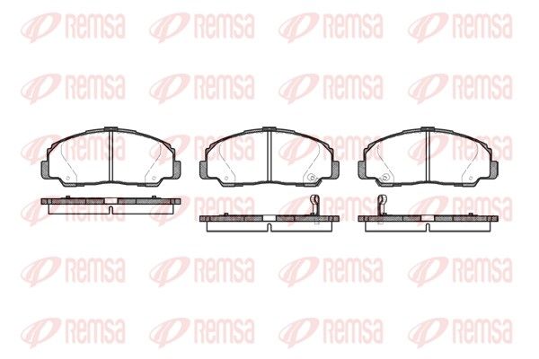 REMSA 0178.32 Brake Pad Set, disc brake