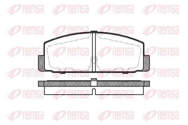 REMSA 0179.30 Brake Pad Set, disc brake