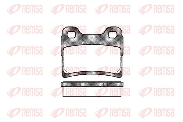 REMSA 0417.10 Brake Pad Set, disc brake