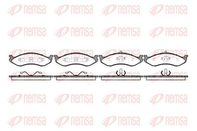 Brake Pad Set, disc brake REMSA 0467.00