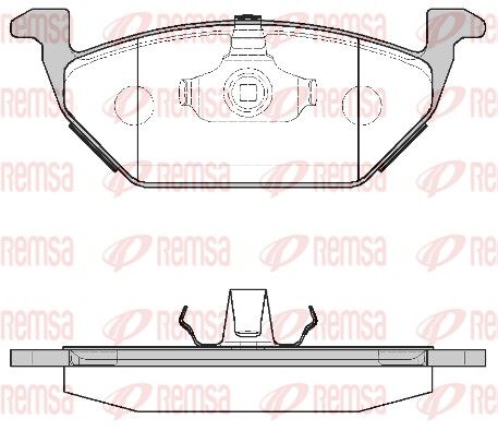 REMSA 0633.00 Brake Pad Set, disc brake