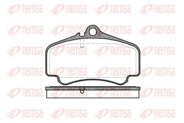 REMSA 0863.00 Brake Pad Set, disc brake