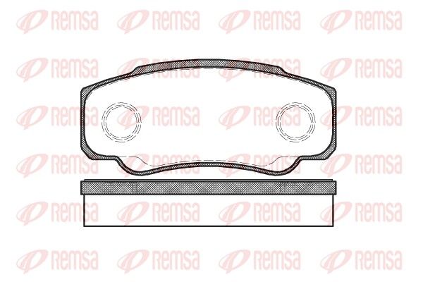 REMSA 0961.00 Brake Pad Set, disc brake