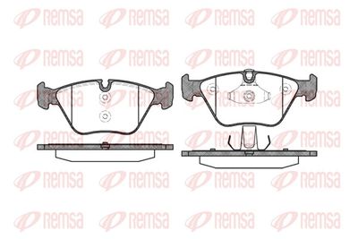 Brake Pad Set, disc brake REMSA 0963.10