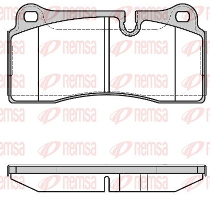 REMSA 0983.40 Brake Pad Set, disc brake