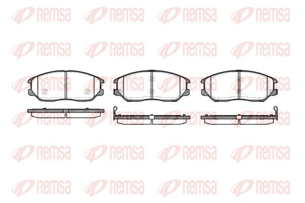 REMSA 1085.02 Brake Pad Set, disc brake