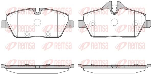 REMSA 1131.30 Brake Pad Set, disc brake