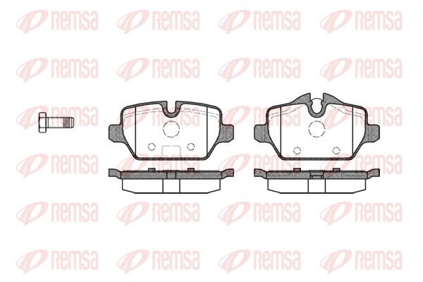 REMSA 1132.00 Brake Pad Set, disc brake