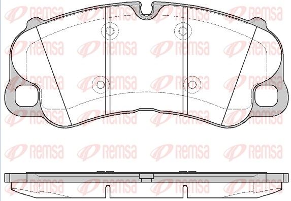 REMSA 1595.10 Brake Pad Set, disc brake