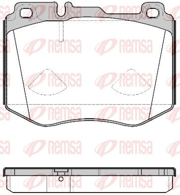 REMSA 1604.00 Brake Pad Set, disc brake
