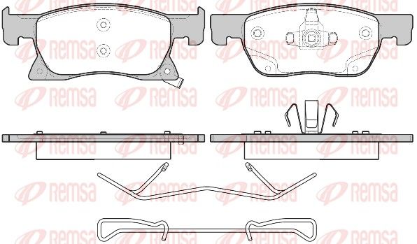 REMSA 1681.02 Brake Pad Set, disc brake